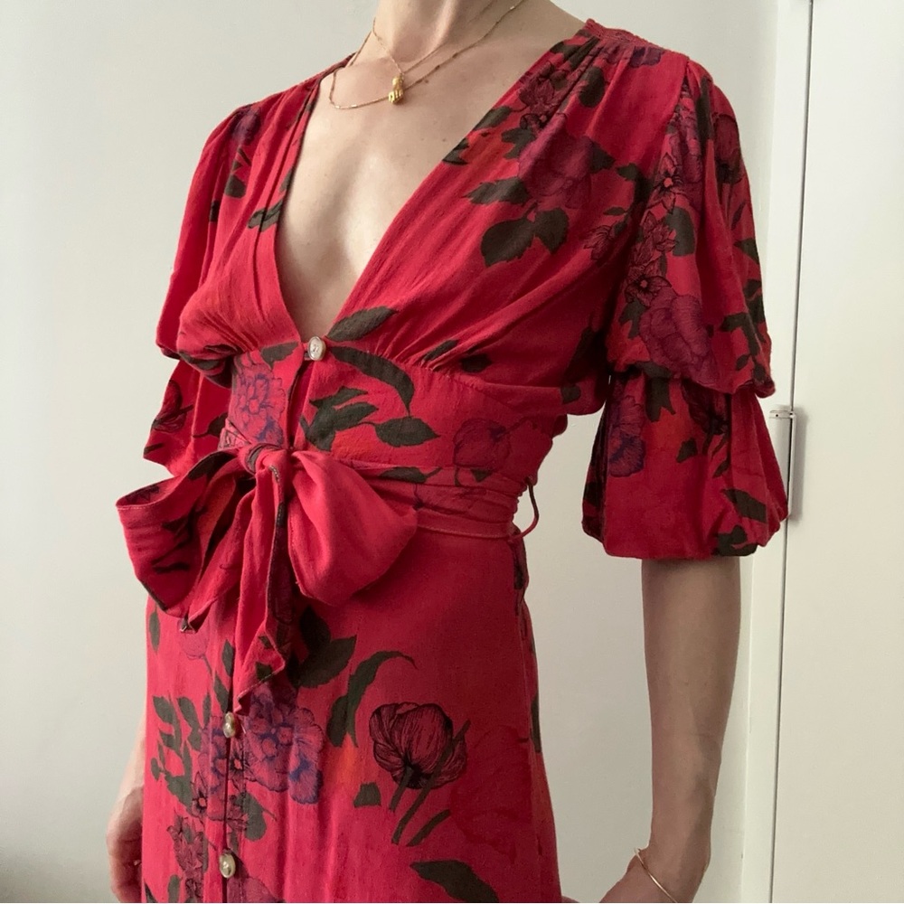 Beautiful Reformation Style Midi Dress - over dyed from top shop
